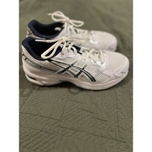 Asics White and Black Athletic Shoes